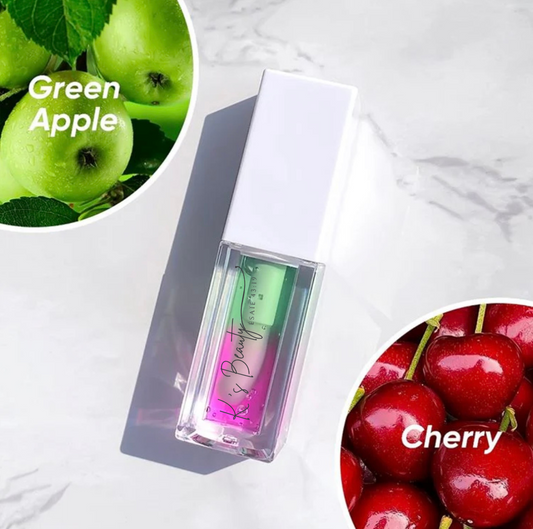 Green Apple & Cherry Lip Oil